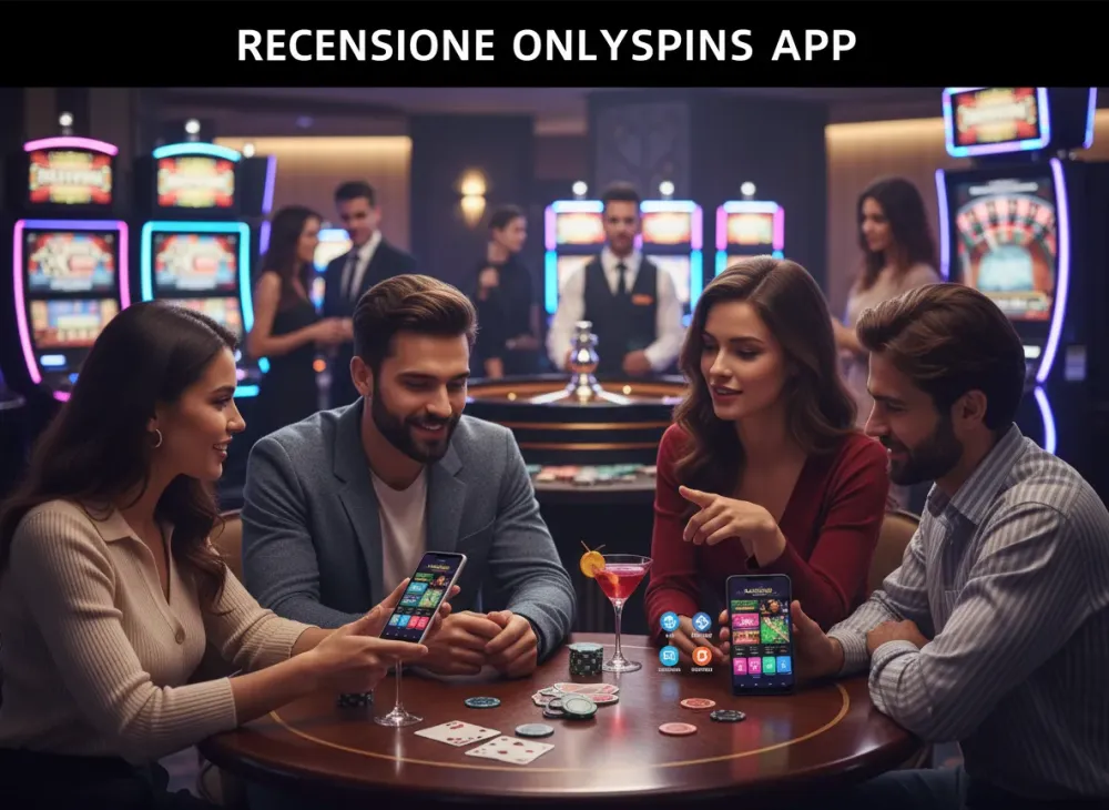 Recensione della Onlyspins app con dettagli su funzionalità